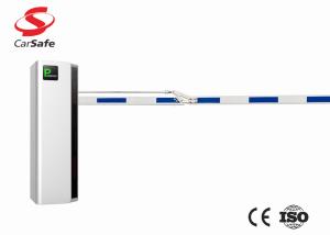 China AC Motor Parking Barrier Gate Straight Arm Silvery Vehicle Barrier Gates factory