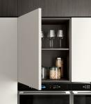 Customized White Lacquer Kitchen Cabinets Modern Kitchen System L Shaped