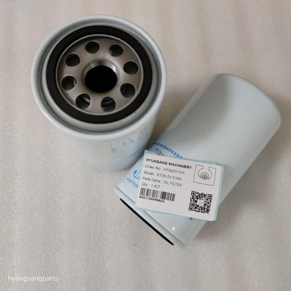 Hyunsang Excavator Spare Parts Oil Filter 6735-51-5140 6735515140 For D41A D41E