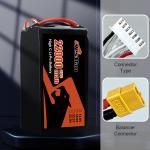 Solid State Drone Batteries XT60 6S2P 22.2V 22000mah Lipo Battery For FPV Drone
