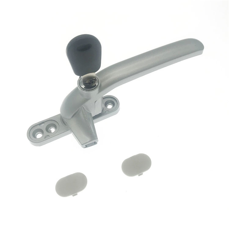 Zinc Alloy Door Window Handles With Key For Upvc Pvc Window Powder coating