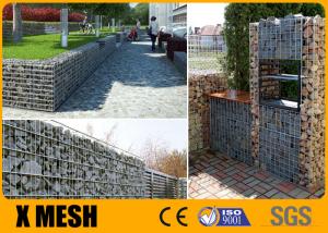 China Square Hole Welded Gabion Wire Mesh Baskets Galvanized Steel 2x1x1m Retaining Wall on sale