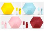 Capsule black plastic umbrella ultra light mini pocket sun umbrella for