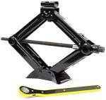 Anti Rust 1.5 Ton Scissor Jack , 37.5cm Light Duty Scissor Jack