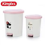 11 Liter Waste Plastic Pedal Plastic Dustbin With Foot Pedal
