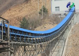 China Industry Long Distance Flat Roller Belt Conveyor For Stone Crushing Plant factory