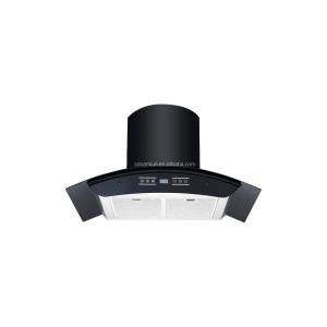 China Recirculating Stainless Steel Glass 900mm Rangehood Ventilation 183W factory