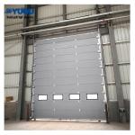 Warehouse Sectional Overhead Door Vertical Lift 12m Width 35m/s Wind Resistant