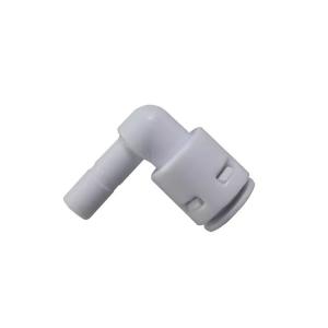 China Plastic Elbow Water Filter Fittings L Pipe Quick Connector 1/4&quot; Thread Tube factory