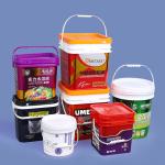 1-10 Liter Transparent Kids Toys Packing PP Plastic Beach Bucket with Lid and
