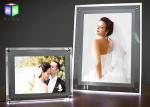 12 V Crystal Acrylic LED Light Box , Curved Angle Magnetic LED Light Box A3 Size