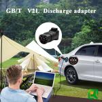 GBT V2L 3.5KW Portable EV Adapter AC Discharger for Vehicle Load Electric