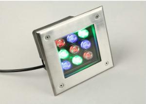 China Square In Ground Lighting Led Rectangle Stainless Steel Underground Garden Lights factory