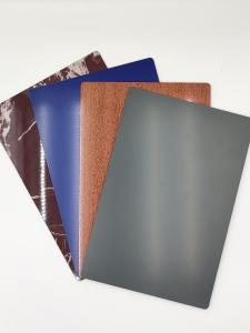 China Exhibition Use PE Aluminium Interior Wall Panels Wood Grain Finish Composite Type factory