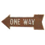 Closed Tin Sign Design,Vintage Tin Sign,Metal Poster For Retailer Arrow Shape