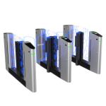 Fully Automatic Speed Lane Crowd Entrance Barrier Speed Gates For Airports And
