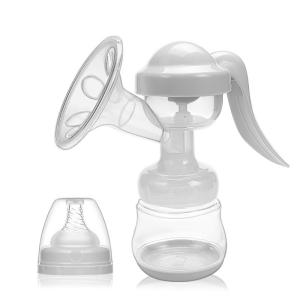 China Hand Operated Baby Breast Pump White Color Customized Size FDA / SGS Listed factory