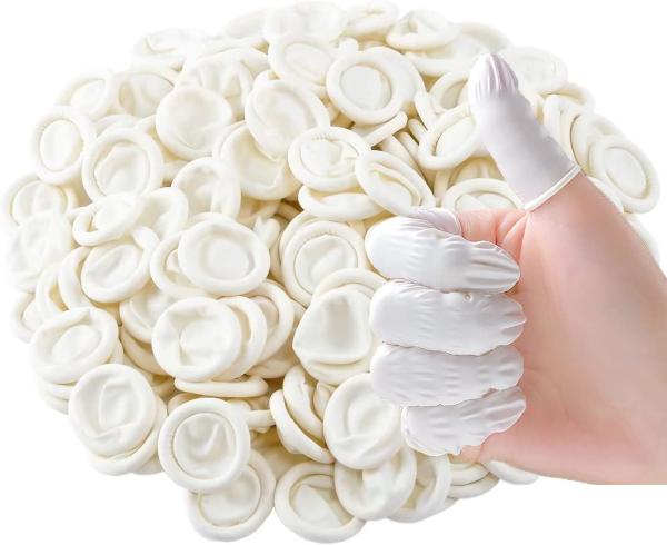 Disposable Latex Finger Cots, Protect Fingers, Anti-Static Industrial Medium