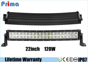 China Waterproof 120W Double Row Led Light Bar , Spot / Flood / Combo Beam Light Bar factory