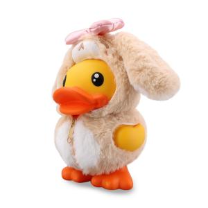 China Unbreakable PVC Vinyl Piggy Bank Toy Cute Duck Saving Money Boxes factory