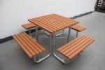 Commercial Outdoor Recycled Plastic Picnic Table And Chair OEM ODM