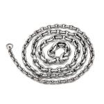 Silver Stainless Steel Link Chain Corrosion Resistance Rust Resistance