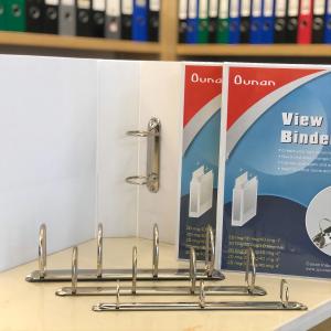 Office School Stationery PVC File Folder with 4 Ring Binder and Customizable A4