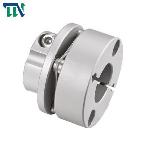 China Flexible Diaphragm Coupling Single Step Aluminum Metal Shaft Coupling 12mm X 14mm factory