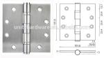 HB404030 Expandable Door Hinges Latch And Deadbolt Material 50 Backset