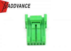 China Hot sale 6 Pin Female Electrical Connector Housing Green Color For Automotive on sale