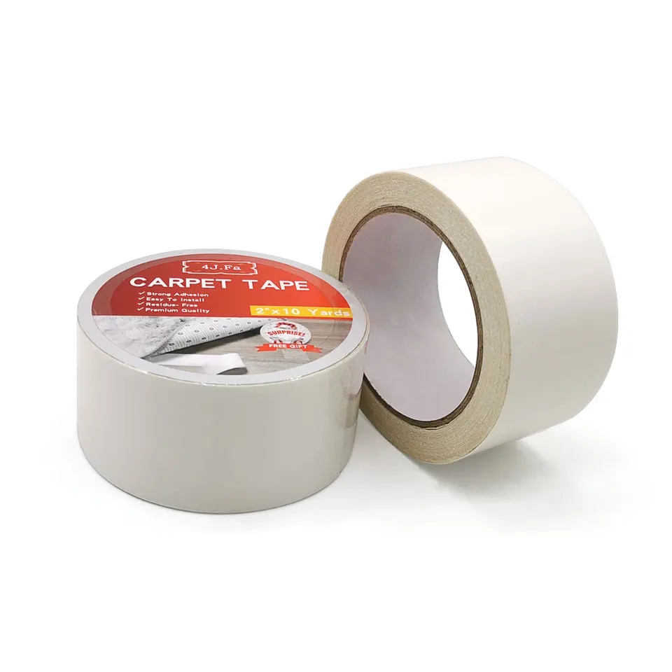 China Double Coated Carpet Tape / Twin Sided Carpet Tape For Masking Waterproof Adhesive Carpet Cloth Tape factory