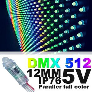 China 12mm  waterproof rgb full color led pixel light DC5V with IC for LED Controller Smart Color Changing on sale