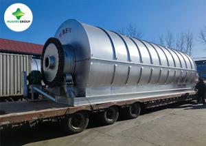 China Small 5 Ton Waste Tyre Pyrolysis Plant Unit To Fuel Oil Process factory