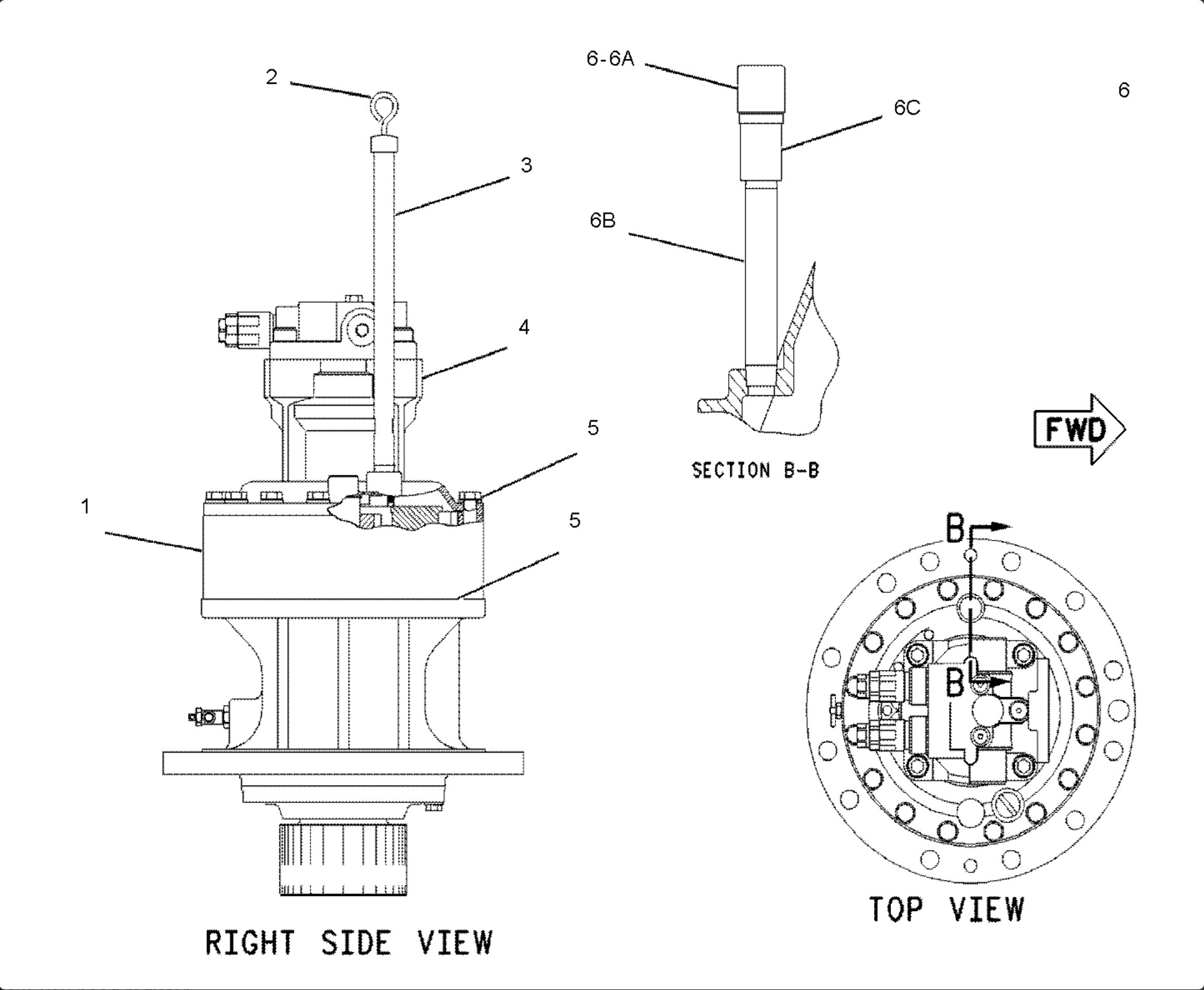 320C 320D Excavator Swing Device E320C E320D 148-4679 Swing Motor Assembly