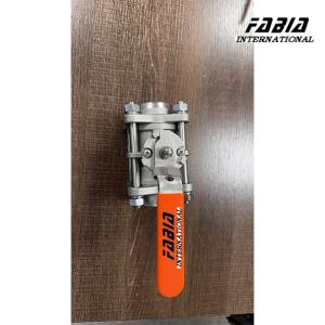 China 2'' Three Piece Ball Valve CF3M Manual Valve Butt Weld Connection factory