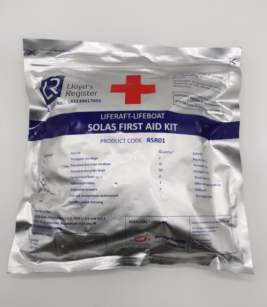 Lloyd's Register Approval First Aid Kit SOLAS For Survival Crafts and Rescue