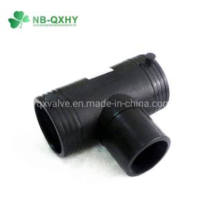 Black Oxide Finish HDPE Electrofusion Reducing Tee PE Pipe Fitting for