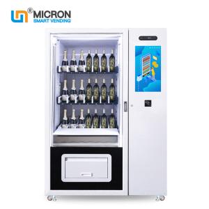 China Red Wine Custom Vending Machines With Elevator glass bottle Micron Smart Vending Machine For Sale on sale