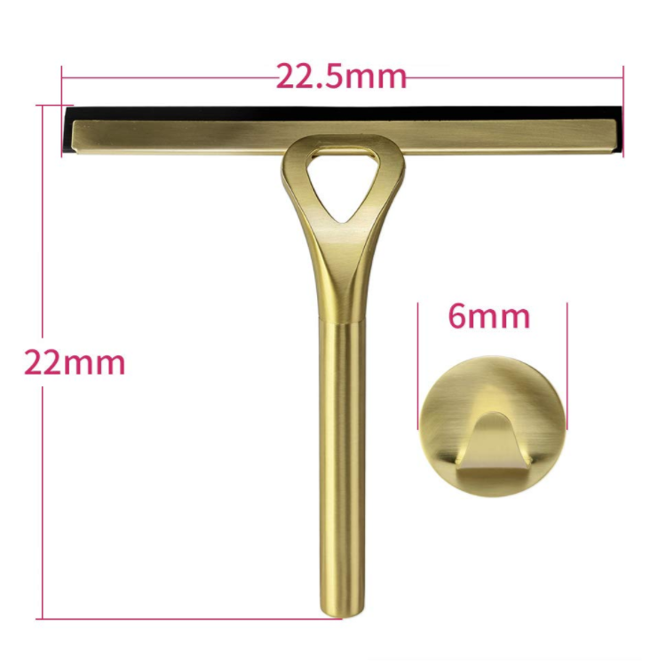 Factory Gold Window Squeegee Snow Rain Glass Clean Silicone Wiper Blades