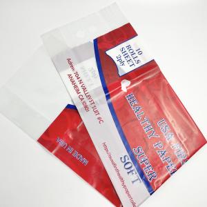 China Custom Printing With Handle Toilet Rolles Packaging Bags factory