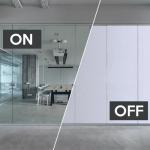 Self-adhesive Pdlc Film Roll Smart Electrochromic Glass Film For Decorative