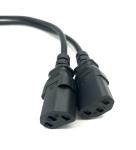 IEC C14 To C13*2 Power Adapter Y Cables 220V Extension Cables for electric