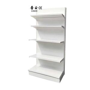 China Factory customized color size gondola shelves manufacturer shop shelves white supermarket shelf factory