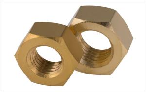 China DIN934 Brass Hex Nut Cheap Price Metric Thread Brass Hexagon Nut factory