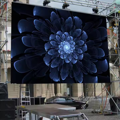 Outdoor Advertising Solution Customized Screen Size Outside definition LED Billboard with 5V/40A Switch Power Loading