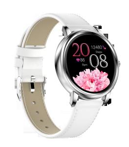 China 170mAh 39mm Dia Waterproof Women Smartwatch 1.09 Inch For Ladies factory