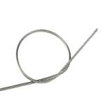 250FT Steel Wire Rope 1/8" 5/32" T316 Stainless Steel Cable 1x19 Deck Railing