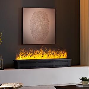 China Remote Control Steel Water Vapor Mist Electric Fireplaces With Remote Control And Water Addition factory