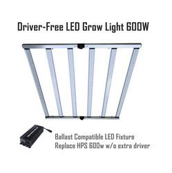 China 600w Agricultural Led Grow Lights Fixture Aluminum Energy Saving factory