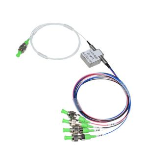 China 1x4 Mechanical Fiber Optical Switch 1550nm Polarization Maintaining factory